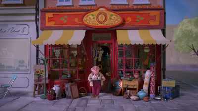 Oh! Oh, no! Gosh!
He really is good at hide-and-seek! - The Adventures of Paddington