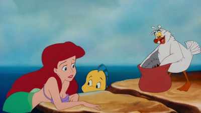 -Oh. Oh...
-[utensils clanking] - The Little Mermaid Live!