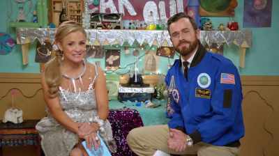 Oh, okay.
Well, speaking of science, - At Home with Amy Sedaris