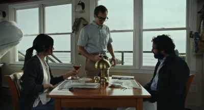 -Oh.
-One glass of red - The Storied Life of A.J. Fikry