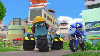- Oh, oops.
Sorry, Mr. Rumbler. - Ricky Zoom