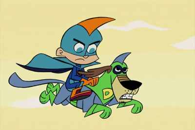 Oh, perhaps you'd rather
hitch a ride - Johnny Test