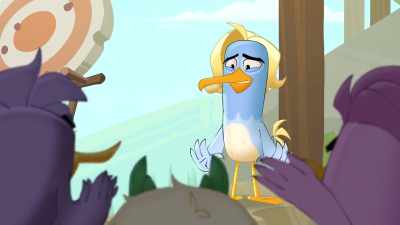 Oh, please, stop. Stop!
You're embarrassing me. - Angry Birds: Summer Madness