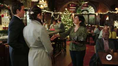 - Oh. Pleasure is all mine.
- Although if I'd known - Jolly Good Christmas