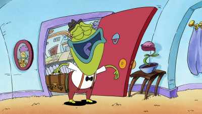 Oh, pollywog! I'm home! - Rocko's Modern Life: Static Cling