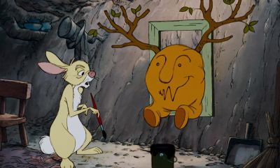 Oh Pooh You messed up my moose - The Many Adventures of Winnie the Pooh