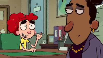 - Oh, Principal Ramiro...
well, maybe it's not so bad. - It's Pony