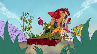 ♪ Oh, R-E-C-Y-C-L-E, recycle ♪ - Rocko's Modern Life: Static Cling