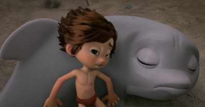 Oh, right, I forgot.
- Huh? - Dolphin Boy