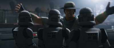 Oh, right, must be in this hand. - Star Wars: The Bad Batch