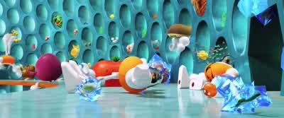 Oh! Run! Oh! Oh! I'm all cheesed up. - Cloudy with a Chance of Meatballs 2