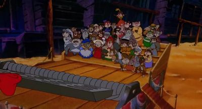 Oh say can you see you're on a mousetrap - An American Tail: Fievel Goes West