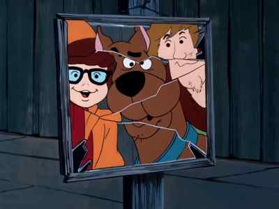 Oh, Scooby! That's just your
reflection in a broken mirror. - Scooby-Doo, Where Are You!