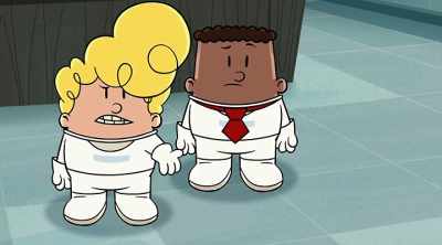 Oh. Screen free... zing. - The Epic Tales of Captain Underpants in Space