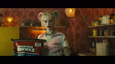 Oh shit Is that a hyena in a bathtubI named him Bruce after that hunky Wayne guy - Birds of Prey: And the Fantabulous Emancipation of One Harley Quinn