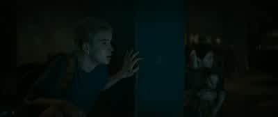 Shit. That was intense. I think I peed my pants. Is it warm? Mmm-mmm. It's probably just soda. All r - Evil Dead Rise