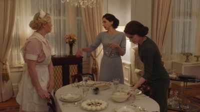 Oh, he shouldn't sit there.
If he falls, he'll hit his head - The Marvelous Mrs. Maisel