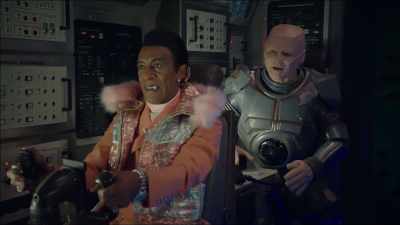 Oh, sir, please!
Can you stop being so... - Red Dwarf: The Promised Land