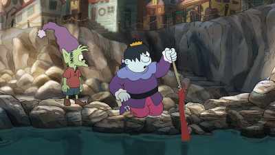 Oh, Slimy, you're getting bigger! - Disenchantment