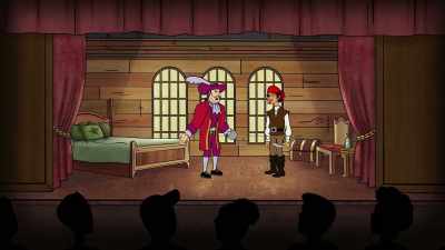 Oh, Smee,
what a rogue and peasant... - Bless the Harts