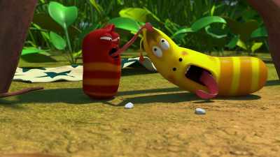 - Oh!
- [snoring] - Larva Family