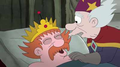 Oh! So sorry, sire. Let me remove this
from your weary head. - Disenchantment