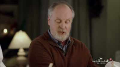 Oh, something about
him being a "real writer," - The Mistletoe Inn