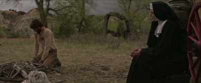 Oh, something ain't right
about stealing from a nun. - Sanctified