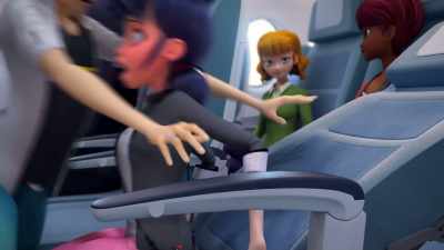 ‐ Oh, sorry!
‐ No, I'm fine! - Miraculous World: New York, United HeroeZ