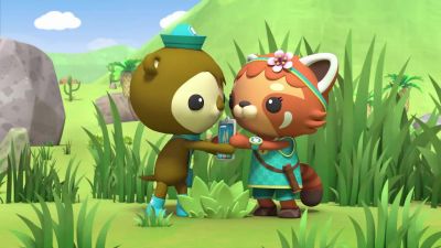 -Oh! -Sorry, Shellington, but look over there. - Octonauts: Above & Beyond