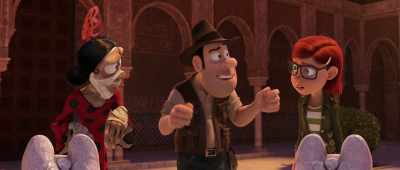Oh. Sorry. That's something I do
when I, uh... (SINGS) - Tad, the Lost Explorer, and the Secret of King Midas