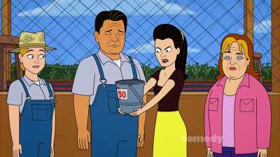 Oh, sure.
I can't sell 50/50 tickets, - Corner Gas Animated