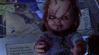 - Oh, sure. I'll steer and
you can work the pedals. - Living with Chucky