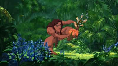 Oh, Terk, I've never seen him so happy. - Tarzan
