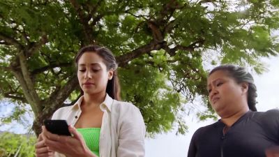 Oh. Text from Adam.
We caught a case. - Hawaii Five-O