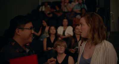 - Oh, thank you.
- ...and has just published her first novel. - I Used to Go Here