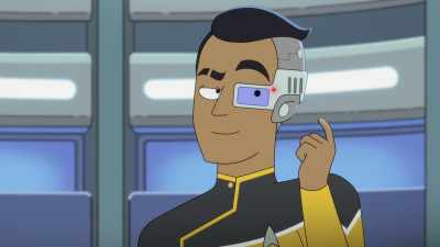 Oh, that's cool. It wasn't
like I was using my implant - Star Trek: Lower Decks