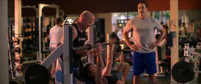 Oh that's great.
Chest out, there ya go. - The Competition