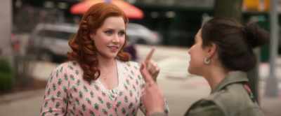- Oh, that's… sarcasm.
- Sarcasm, yeah. - Disenchanted