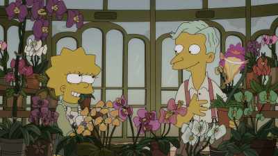Oh! That's it.
Well, the flowers are so beautiful. - The Simpsons: The Past and the Furious