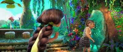 Oh. That's just your reflection.
It's called a mirror. - The Croods: A New Age