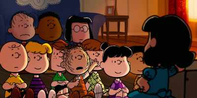 Oh! That's Mr. Spock.
Listen closely to him.
He's a scientist. - Snoopy Presents: Lucy's School