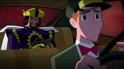 Oh, so that's why the Green Lantern
Corps had the planet cordoned off. - Justice League Action