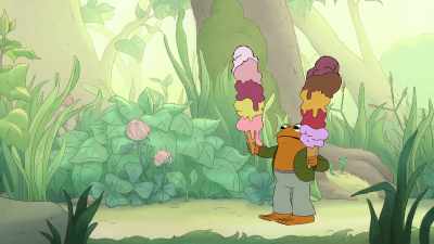 Oh. The hot sun is makingthe ice cream melt. - Frog and Toad
