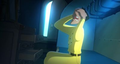 Oh the knee There's the forehead - Curious George