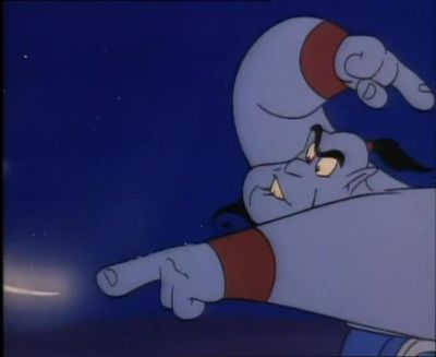 Oh, the nerve of that
guy stealing my lamp. - Aladdin