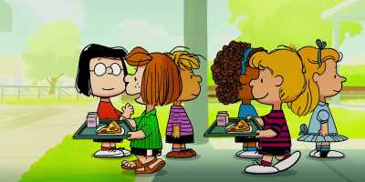 Oh, there you are, Marcie.
I'll save you a seat. - Snoopy Presents: One-of-a-Kind Marcie