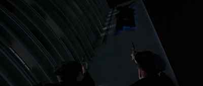 Oh, there he is! Up there! - Radioland Murders
