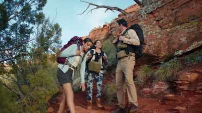 -Oh, there she is.
We were just talking about you. - Kidnapping in the Grand Canyon