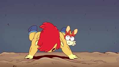 -Oh, there's the ground.
-[THUDS] - ThunderCats Roar